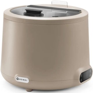 Kociołek termos do zupy elektryczny UNIQ śr. 365 x 325 mm 8 l 500 W - beżowy Hendi