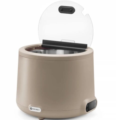 Kociołek termos do zupy elektryczny UNIQ śr. 365 x 325 mm 8 l 500 W - beżowy Hendi