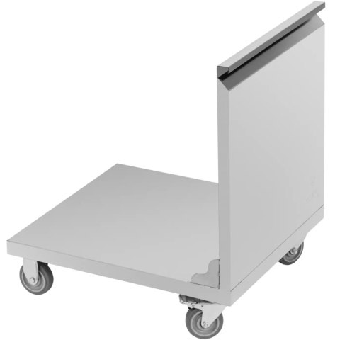 Szafka na kosz pojemnik na śmieci z wysuwanym frontem otworem wrzutowym STAL 50 l Royal Catering