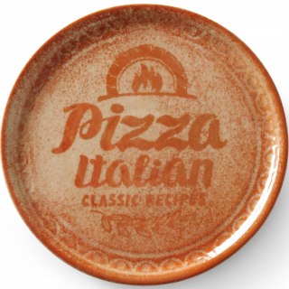 Talerz do pizzy z porcelany Recipe Collection Brick Red śr. 31 cm - zestaw 6 szt. Duralex