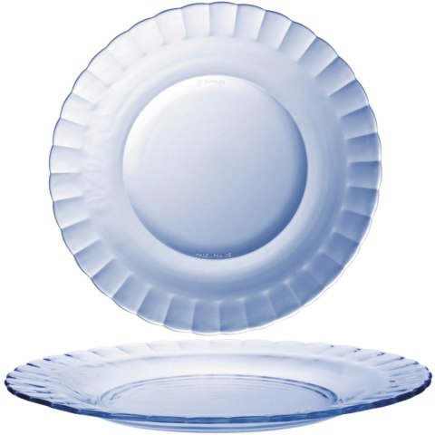 Talerz płytki Duralex PICARDIE MARINE niebieski 230 x 20 mm - zestaw 6 szt. Duralex