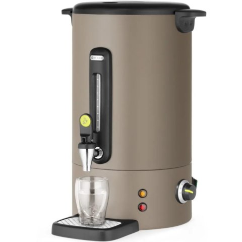Warnik do wody grzanego wina z kranem tacką ociekową UNIQ 16 l 1650 W - taupe Hendi