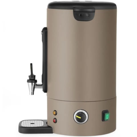 Warnik do wody grzanego wina z kranem tacką ociekową UNIQ 16 l 1650 W - taupe Hendi