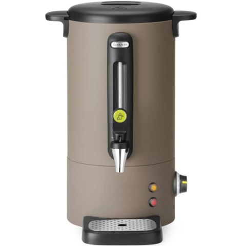 Warnik do wody grzanego wina z kranem tacką ociekową UNIQ 9 l 950 W - taupe Hendi