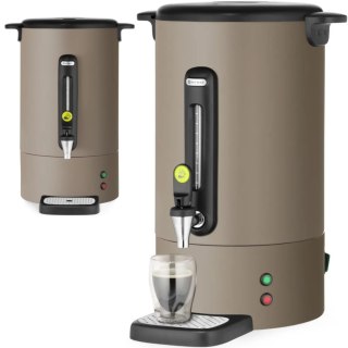 Zaparzacz do kawy z kranem ociekaczem UNIQ 14 l 1750 W - taupe Hendi