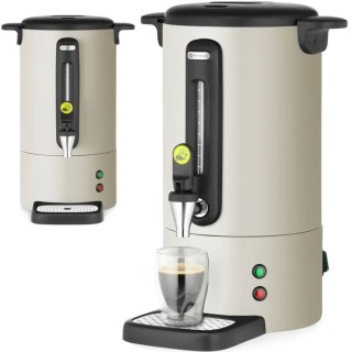 Zaparzacz do kawy z kranem ociekaczem UNIQ 7 l 1050 W - jasnoszary Hendi