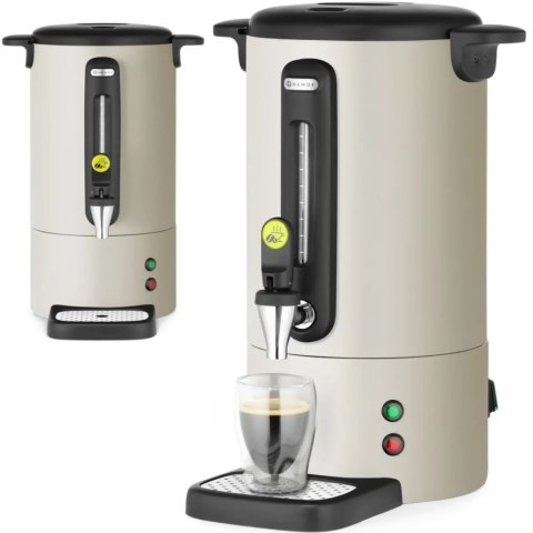 Zaparzacz do kawy z kranem ociekaczem UNIQ 7 l 1050 W - jasnoszary Hendi