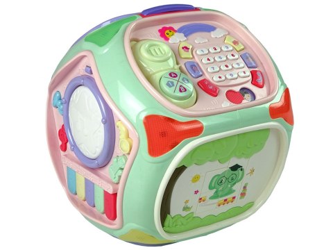 Interaktywny Sorter z Telefonem Nauka Kształtów Liczb Pianinko LEAN Toys