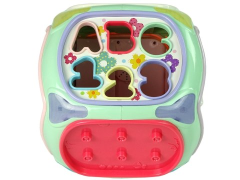 Interaktywny Sorter z Telefonem Nauka Kształtów Liczb Pianinko LEAN Toys