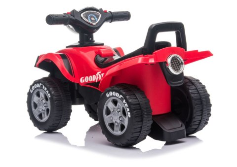 Jeździk Quad Dźwięk Światła 551-G Czerwony LEAN CARS