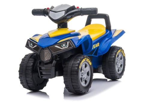 Jeździk Quad Dźwięk Światła 551-G Niebieski LEAN CARS