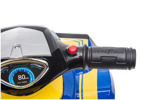 Jeździk Quad Dźwięk Światła 551-G Niebieski LEAN CARS