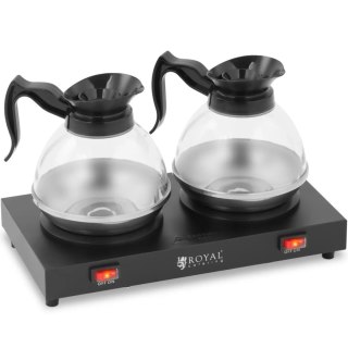 Podgrzewacz płyta grzewcza do kawy herbaty 2 dzbanki 160 W Royal Catering