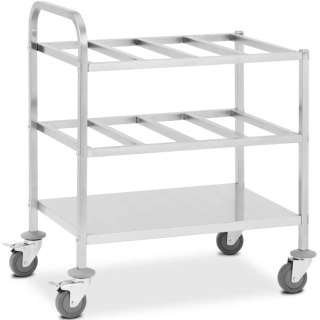 Wózek kelnerski transportowy na 24 pojemniki GN 1/6 do 450 kg Royal Catering