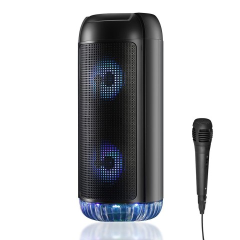 Głośnik PARTYBOX UNI BT MT3174 Bluetooth 5.0/Karaoke/FM/MP3/MicroSD/USB/AUX/LED/RMS 30W/PMPO 750W Media-Tech