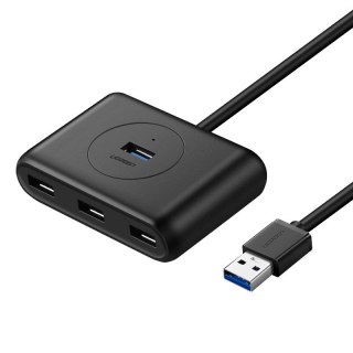 Rozdzielacz HUB portu USB do 4x USB 3.2 kabel 0.5 m czarny UGREEN
