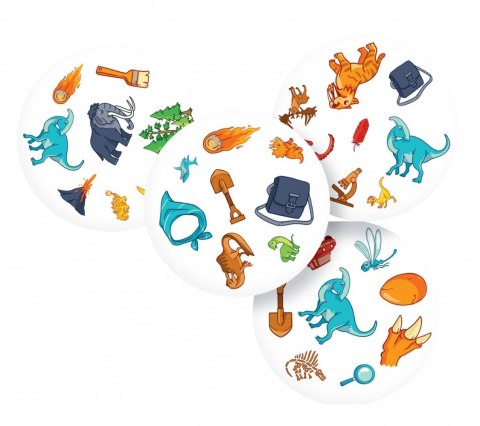 Gra Dobble Dinozaury Rebel