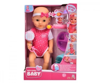 Lalka New Born Baby Głodny bobas 38 cm Simba