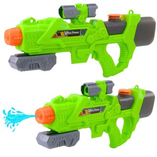 Pistolet Na Wodę Pompowany Mechanicznie 550ml Zielony LEAN Toys