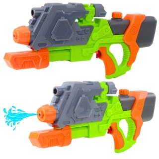Pistolet Na Wodę Pompowany Mechanicznie Zielono-Pomarańczowy 50 cm LEAN Toys
