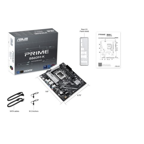 Płyta główna PRIME B860M-K s1851 XDDR5 USBC mATX Asus