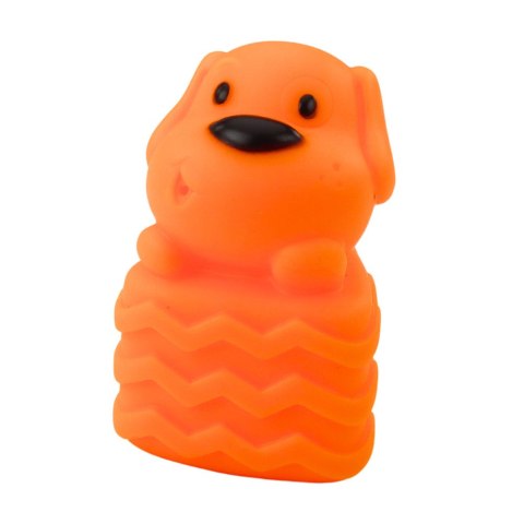 Zestaw Miękkich Gumowych Klocków Kolorowe Zwierzątka 6el. LEAN Toys