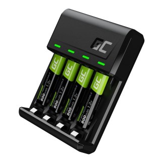 Ładowarka VitalCharger + 4x akumulatory AAA 800mAh Green Cell