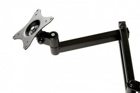 Uchwyt biurkowy Dual monitor 75x75 20KG 360ST SV06 Edbak