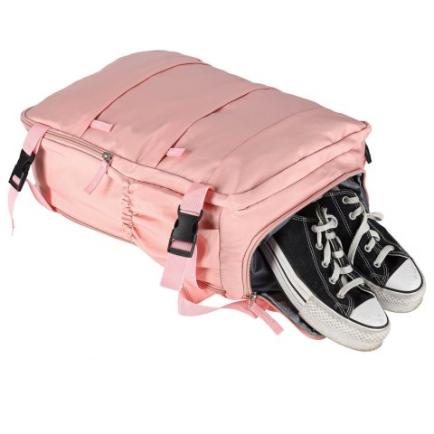 Plecak podróżny turystyczny bagaż różowy 45x30 cm Kik Sp. z o. o. Sp. k.