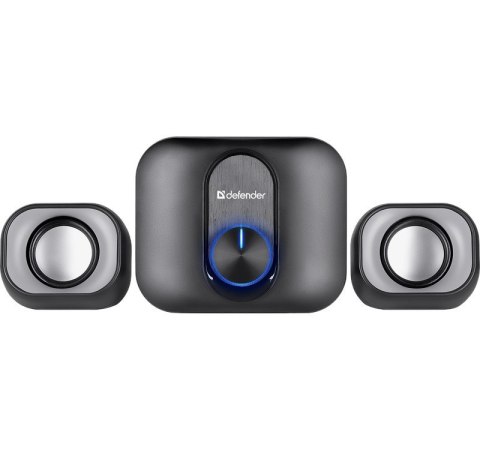 Głośniki komputerowe V13 2.1 11W USB podświetlenie LED Defender