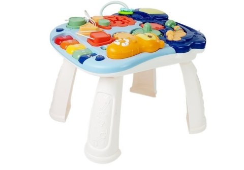 Interaktywny Pchacz Chodzik Stoliczek Panel Świeci Gra Telefon LEAN Toys