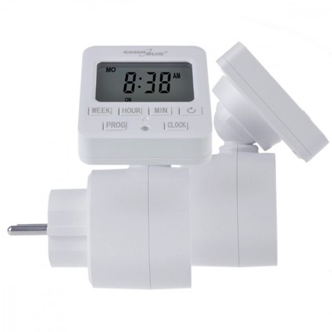 Timer cyfrowy GB605 E 16A IP20 GreenBlue