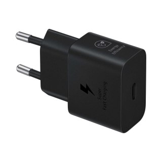 Ładowarka sieciowa Samsung GaN USB-C 25W SFC czarna SAMSUNG