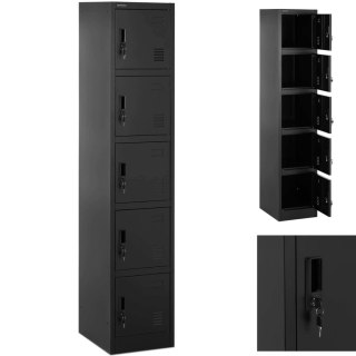 Szafa skrytkowa metalowa socjalna zamykana na klucz - 5 skrytek FROMMSTARCK