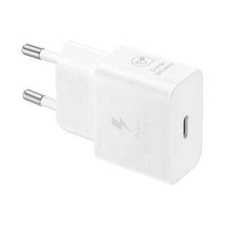Ładowarka sieciowa GaN Samsung 25W SFC z kablem USB-C - biała SAMSUNG