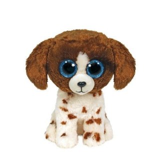 Maskotka Ty Beanie Boos Pies brązowo-biały - Muddles 15 cm Meteor