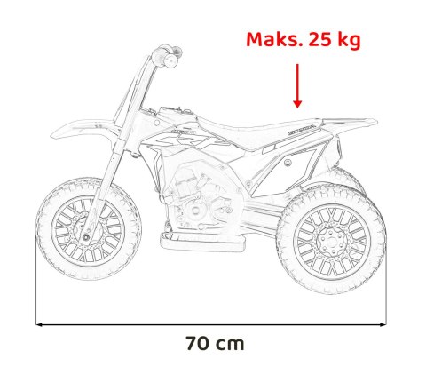 Motorek Cross Honda CRF 450R Zielony