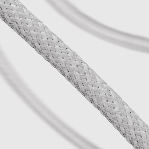 Kabel przewód w oplocie USB-C 60W 1.5m - szary SBS