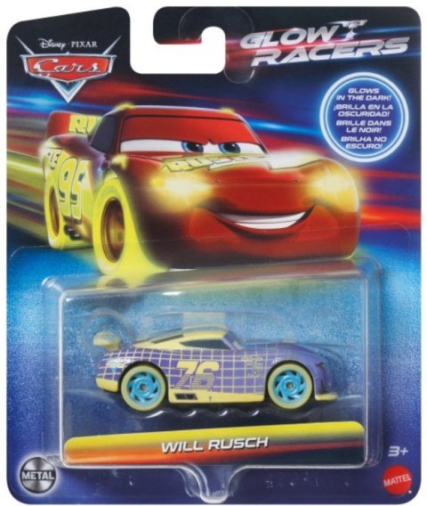 Pojazd Cars Glow Racers Mattel