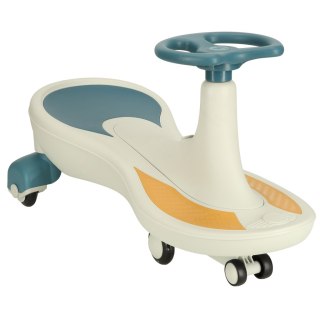 Jeździk grawitacyjny LED Swing Fix S4 świecące koła z muzyką grający 76cm niebiesko-biały max 100kg Kik Sp. z o. o. Sp. k.