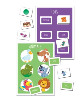 Gra edukacyjna Uczę Się Angielskiego Uczę się Bawiąc Język Polski Clementoni 50769 Clementoni