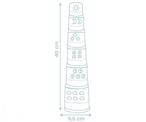 Piramidka Magiczna wieża Smoby