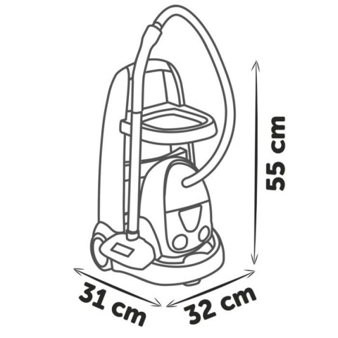 Wózek do sprzątania z odkurzaczem Rowenta Smoby