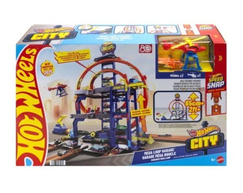 Zestaw City Mega Garaż Gigapętla Tor wyścigowy Hot Wheels