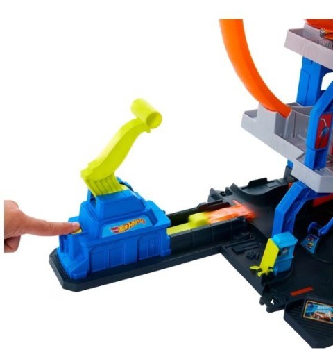 Zestaw City Mega Garaż Gigapętla Tor wyścigowy Hot Wheels