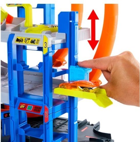 Zestaw City Mega Garaż Gigapętla Tor wyścigowy Hot Wheels