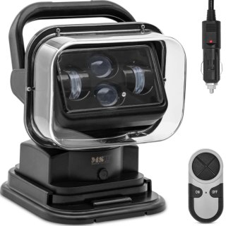 Reflektor poszukiwawczy szperacz LED z magnetyczną podstawą i pilotem na samochód łódź 9-32 V 60 W MSW