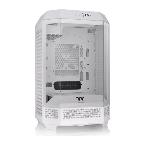 Obudowa - The Tower 300 Tempered Glass x 3, CT140 Fan x 2 Biała Thermaltake
