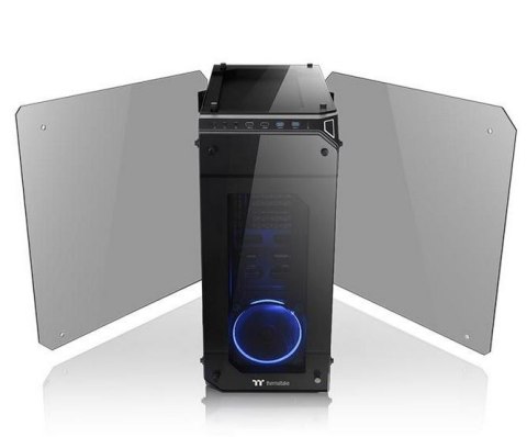 View 71 Riing Tempered Glass - Black Thermaltake