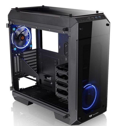 View 71 Riing Tempered Glass - Black Thermaltake